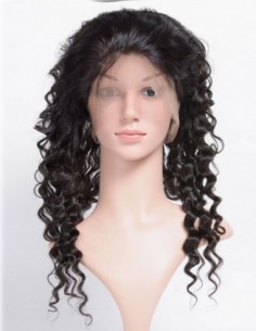 Lace wig Indienne bouclée -...